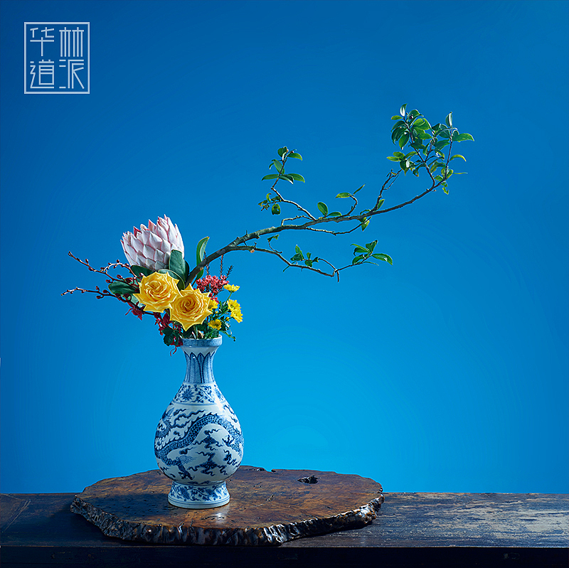 林派花道-傳承中國(guó)花道美學(xué)（圖ZNDgwMzQxODg=） - 繪畫(huà) - 站酷設(shè)計(jì)師林派花道原創(chuàng)素材 - 站酷ZCOOL