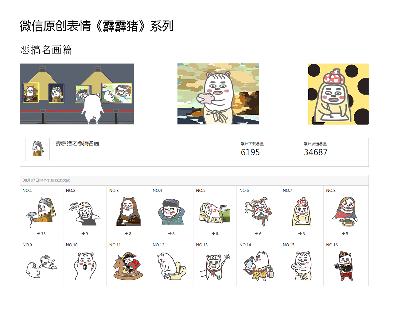 微信原创表情《霹霹猪》系列（图ZMTI0NTAyMjE2） - 网络表情 - 站酷设计师淹儿原创素材 - 站酷ZCOOL