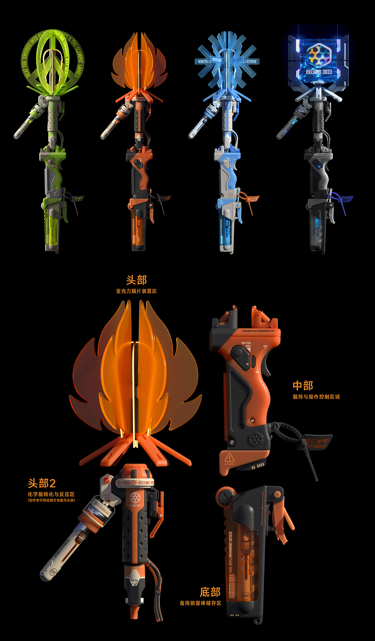 [3033奥运火炬] 概念设计（图ZMjg3MDYyODg4） - 其他工业/产品 - 站酷设计师小田仙人原创素材 - 站酷ZCOOL