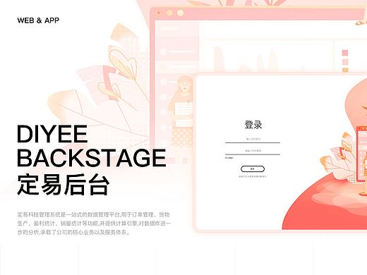 定易app&后台系统界面设计