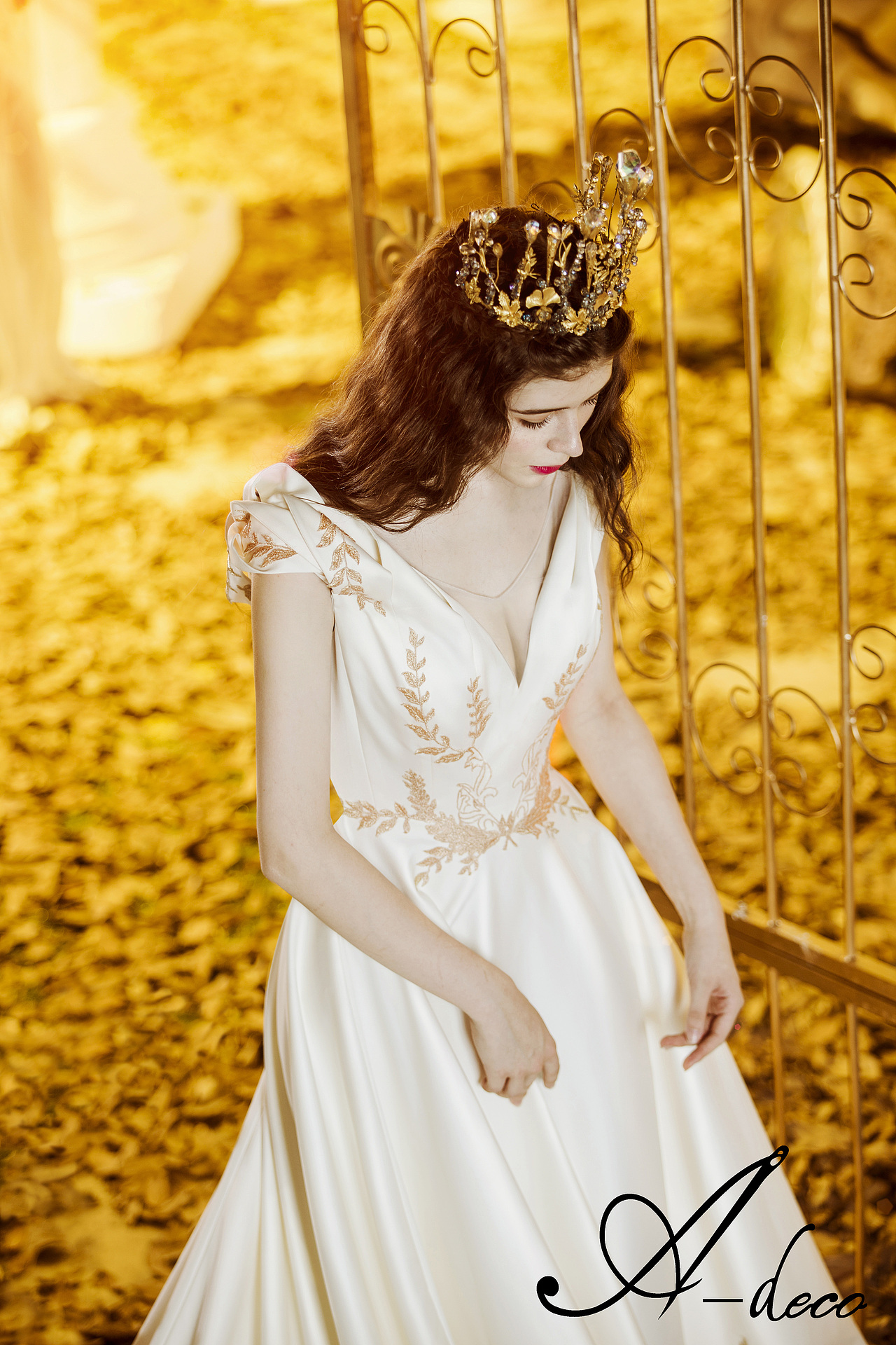 金色奥罗拉（图ZNjE3ODMwNzI=） - 正装/礼服 - 站酷设计师Adeco婚纱礼服原创素材 - 站酷ZCOOL