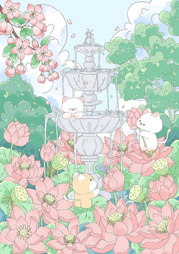 原创治愈系插画