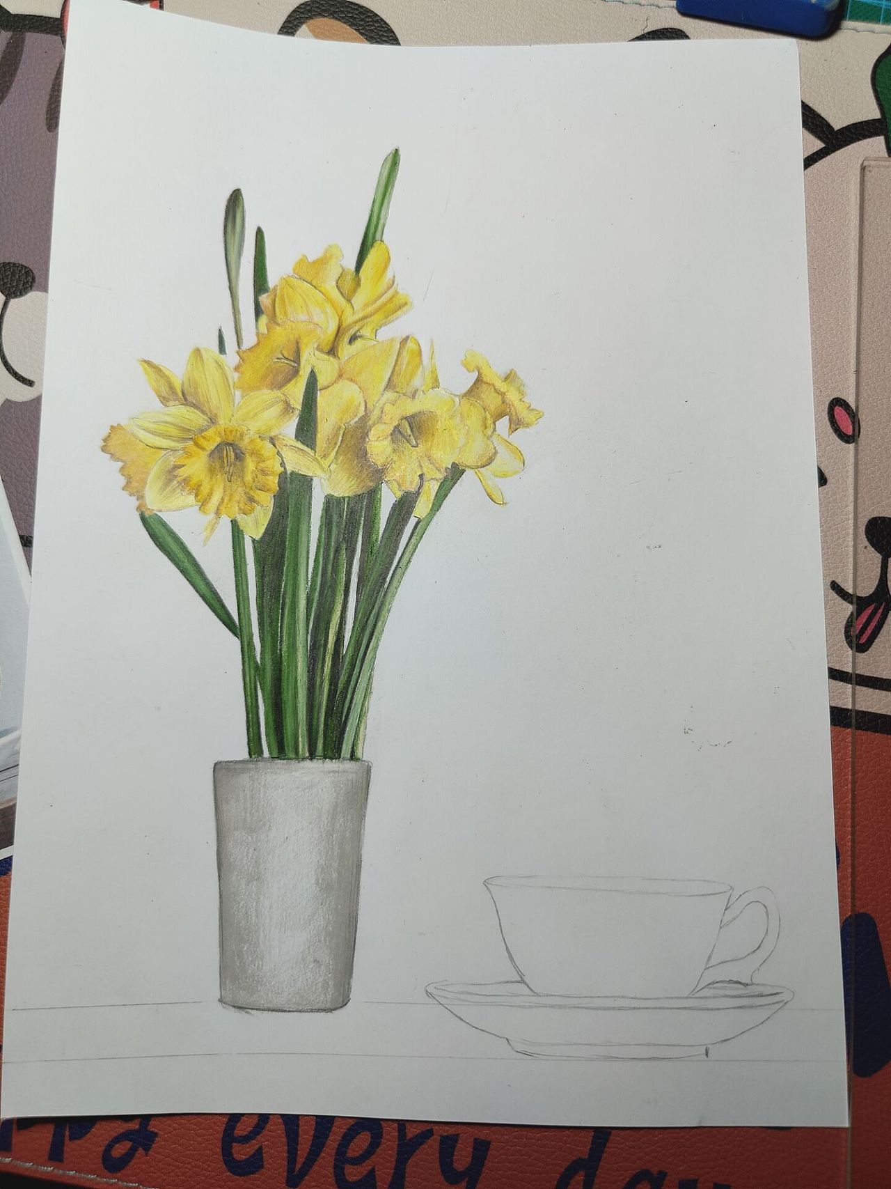 水仙（圖ZMjM4MzI0MTQ4） - 繪畫 - 站酷設計師可小萌kiko原創(chuàng)素材 - 站酷ZCOOL