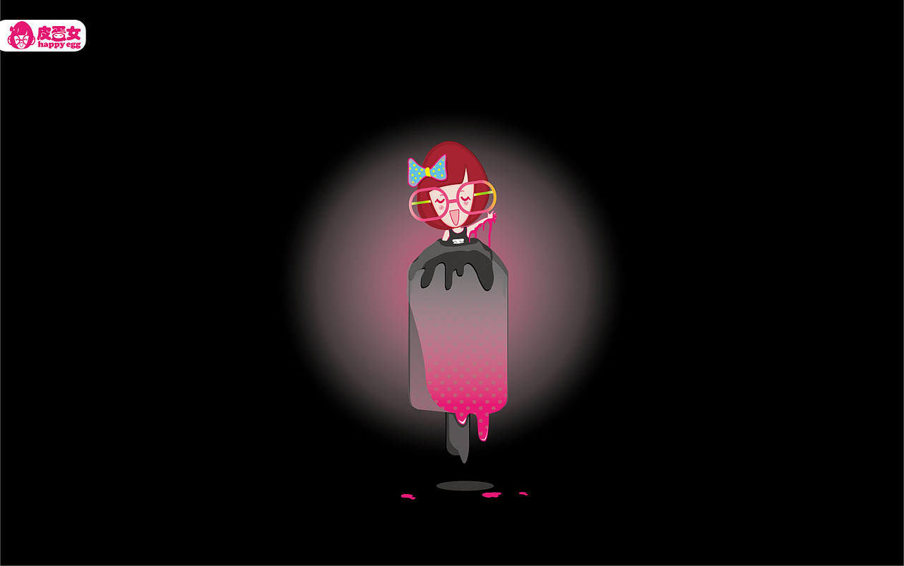 皮蛋女雪糕大图壁纸（图ZMTExMTI1MDg=） - 其他动漫 - 站酷设计师李明宇原创素材 - 站酷ZCOOL