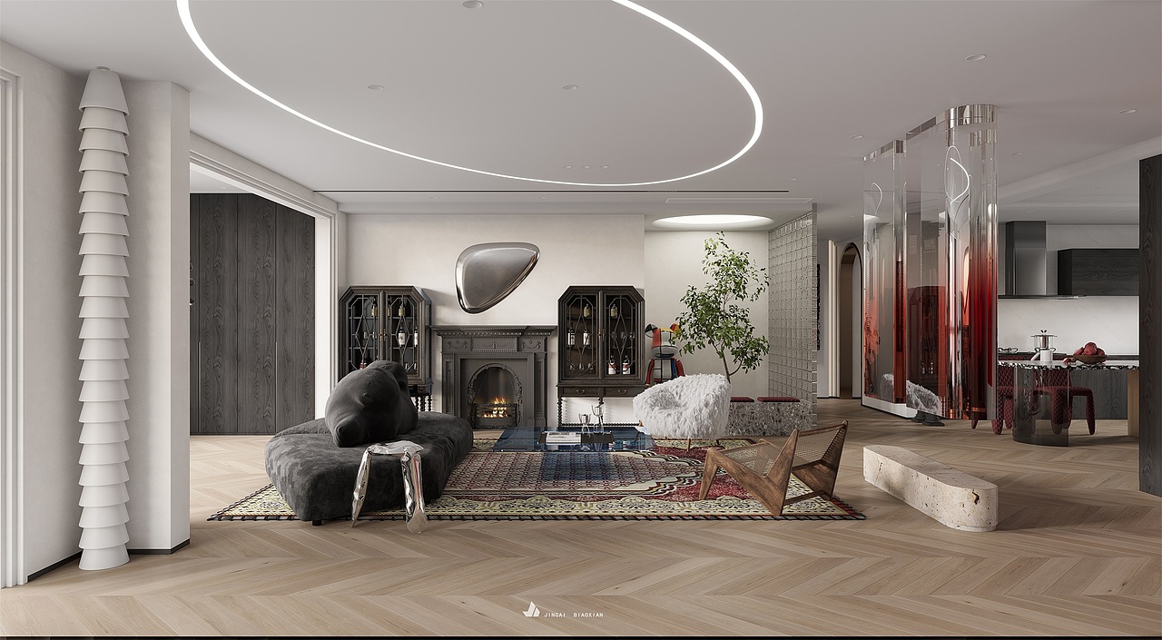 客厅可以让难得相聚的家人在这里享受欢愉时光。