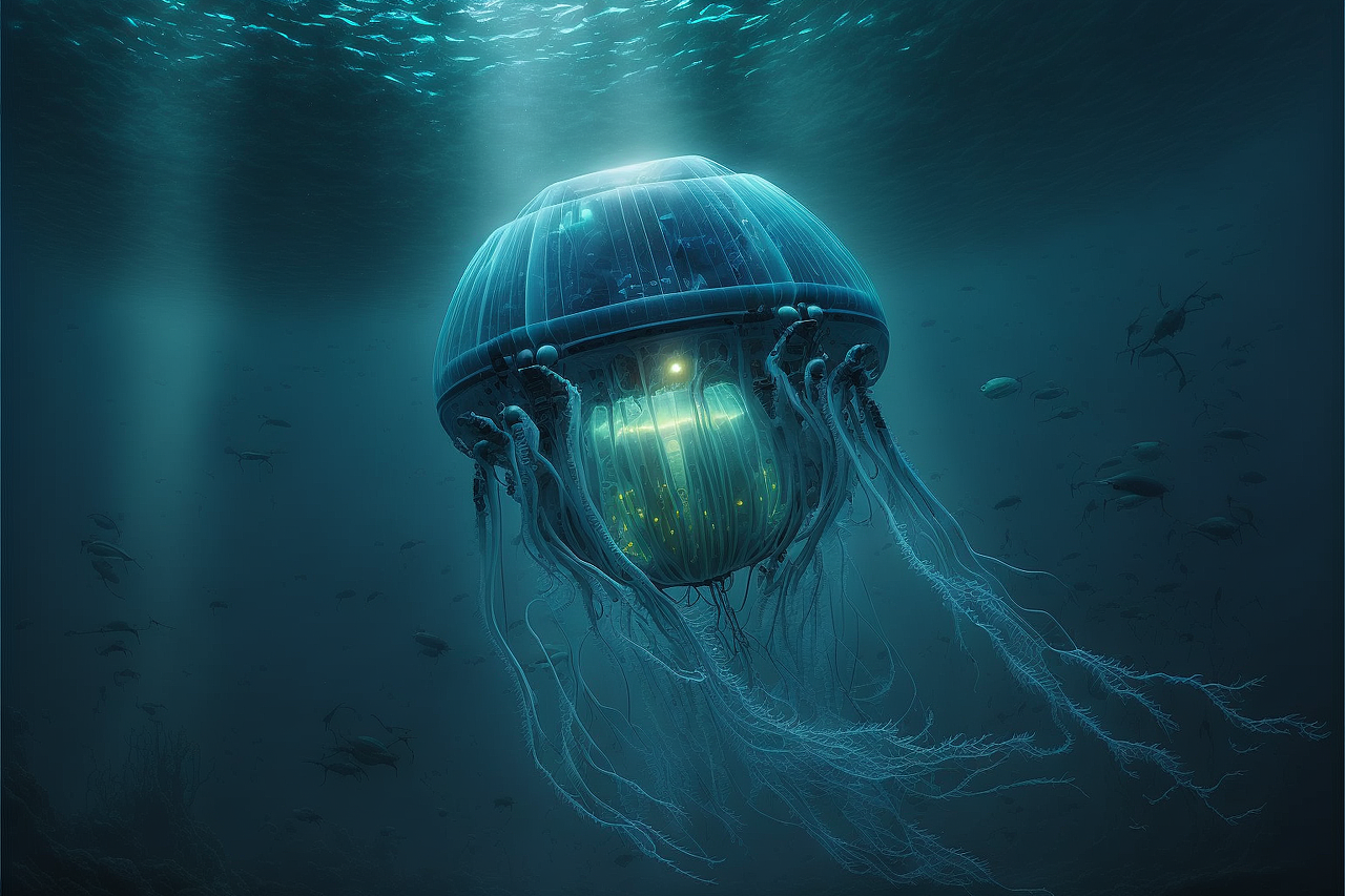 深海科技美学（图ZMzI2MDYwODE2） - 设定/分镜 - 站酷设计师土豆人TudouMan原创素材 - 站酷ZCOOL