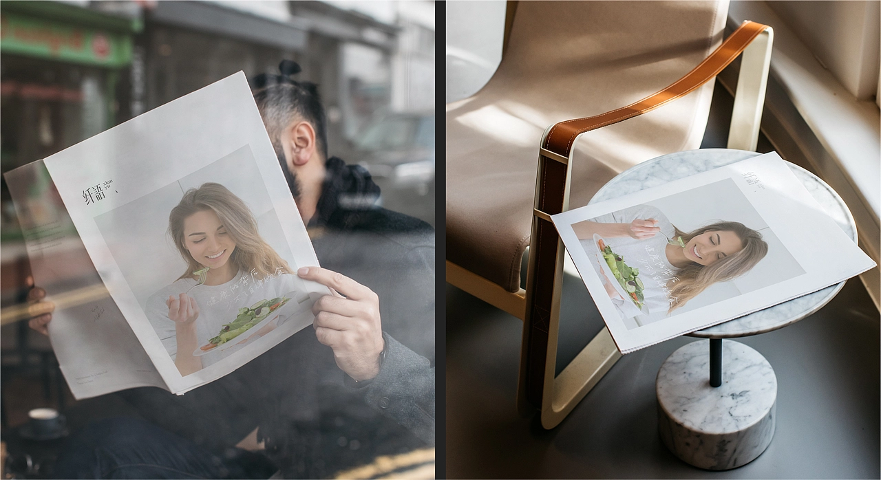 纤语轻食品牌设计