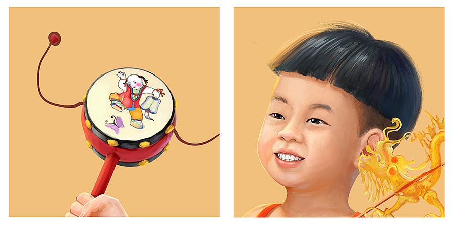 画了些好吃哒 ^_^ (农产品商业插画)