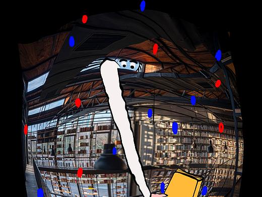建筑实景插画——创意产业园国庆打卡季