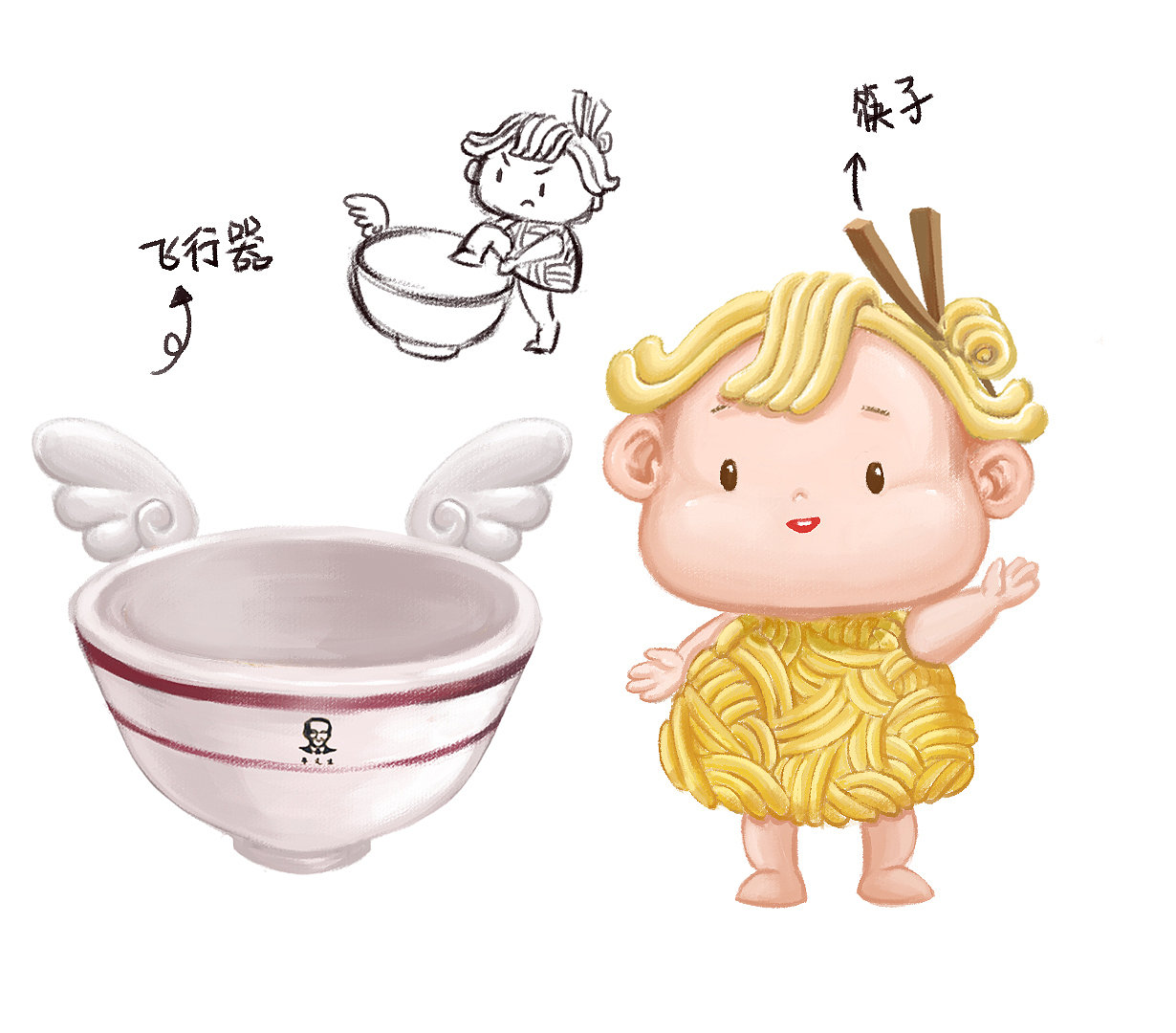 李先生牛肉面吉祥物设计