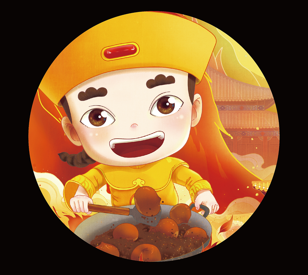 粒上皇 | 第四届匠心板栗炒制大赛主KV