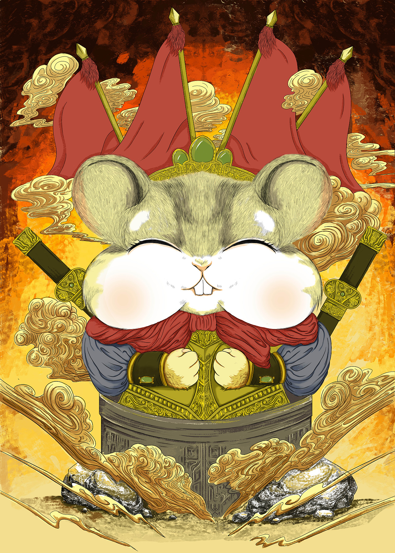 生肖第一弹（图ZMjM4NjUwNDA0） - 商业插画 - 站酷设计师包包爱画画原创素材 - 站酷ZCOOL