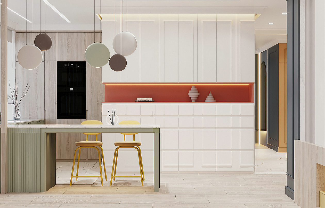 糖果色系公寓设计 打造充满青春活力的空间