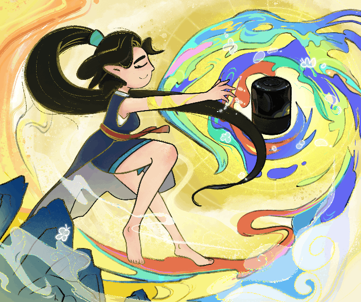 《音色》_国风（图ZMjk0NzIxMzAw） - 创作习作 - 站酷设计师耳东月生sw原创素材 - 站酷ZCOOL