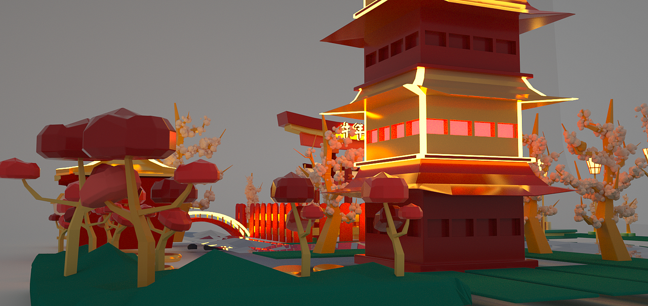 2021牛年新春美陈（图ZMjM4NTQ3NjU2） - 展陈设计 - 站酷设计师Aries浅晓白原创素材 - 站酷ZCOOL