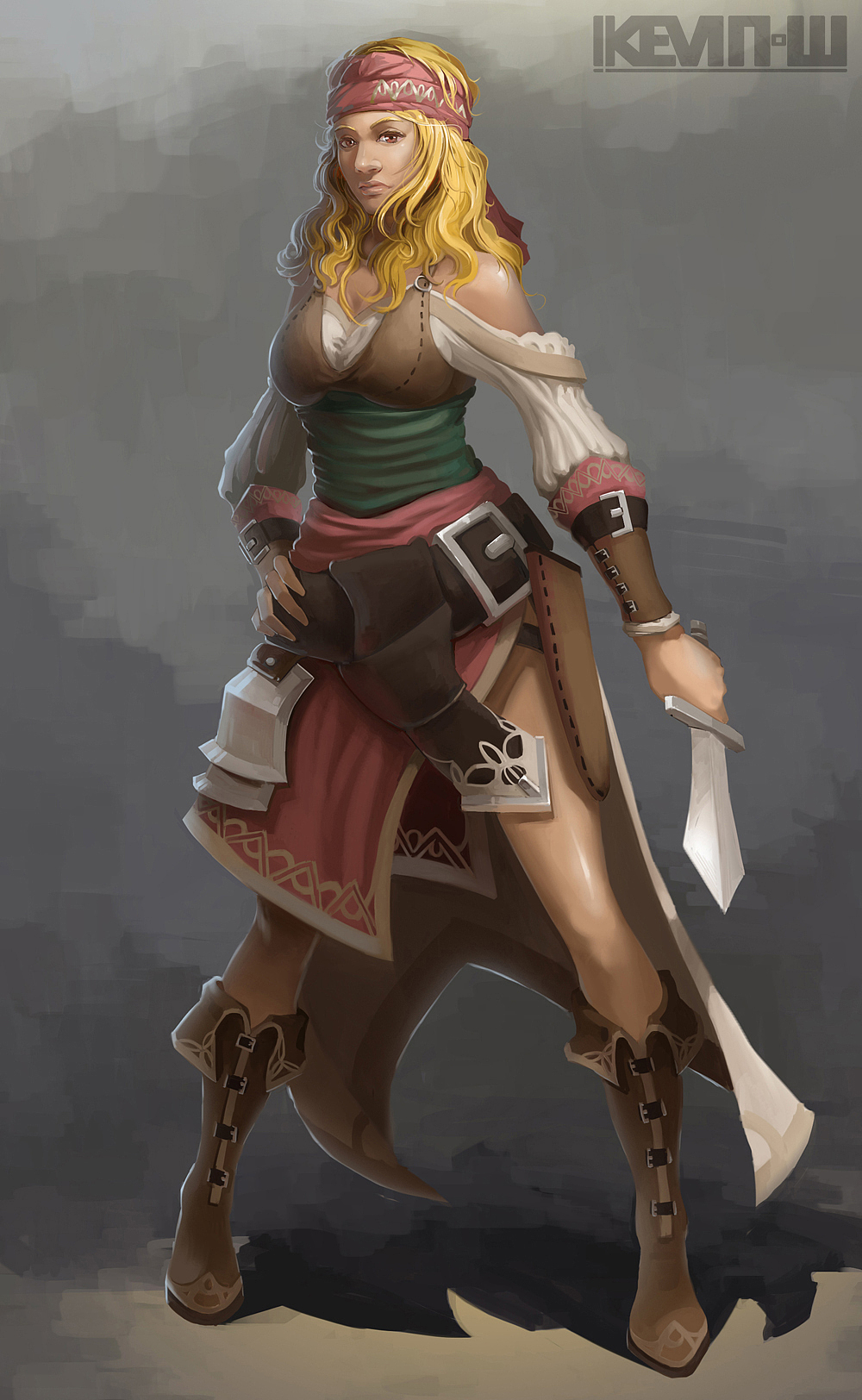 游侠，精灵，盗客，魔导师（图ZMTk3MTE4ODg0） - 概念设定 - 站酷设计师kevin1215原创素材 - 站酷ZCOOL