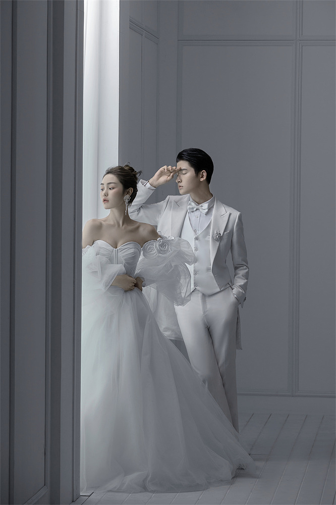 高级灰婚纱照