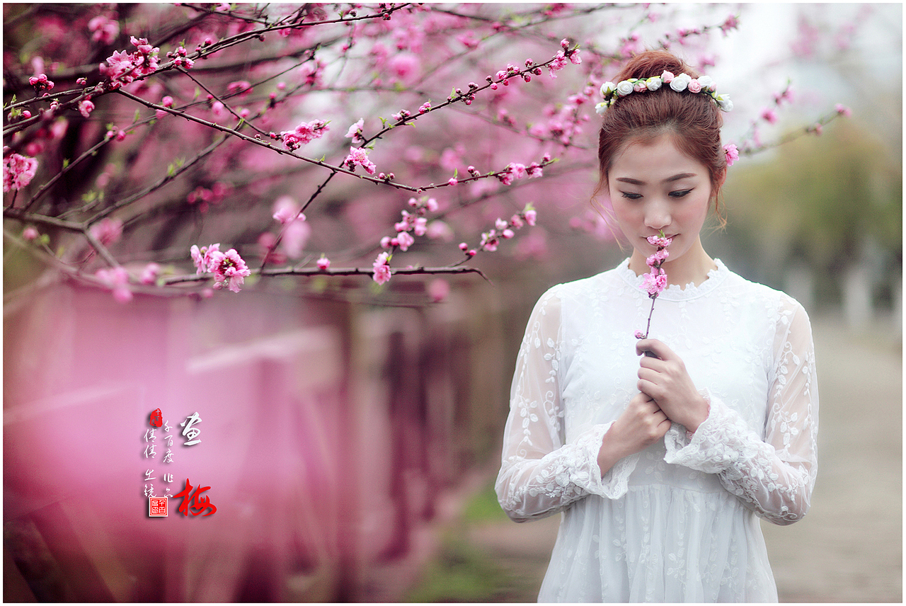 『画梅』（图ZMjQ5NjYwNTY=） - 人像摄影 - 站酷设计师千百度vip原创素材 - 站酷ZCOOL