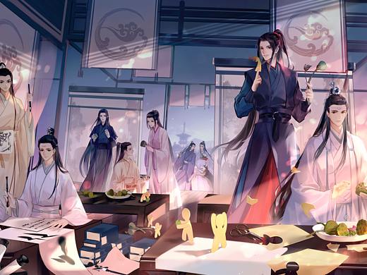 2021-陈情令电商（个人主页-ZNTcyNDYyNzY=） - 电商 - 站酷设计师活在梦里的人原创素材 - 站酷ZCOOL