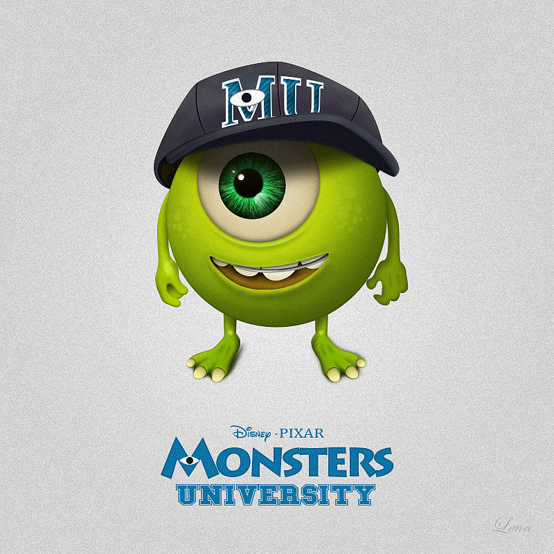 鼠绘大眼怪(临摹练习)