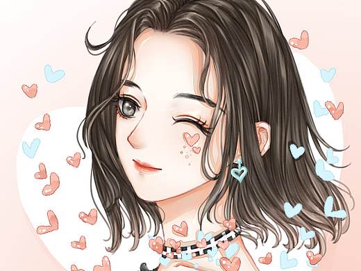 给自己和朋友画的头像