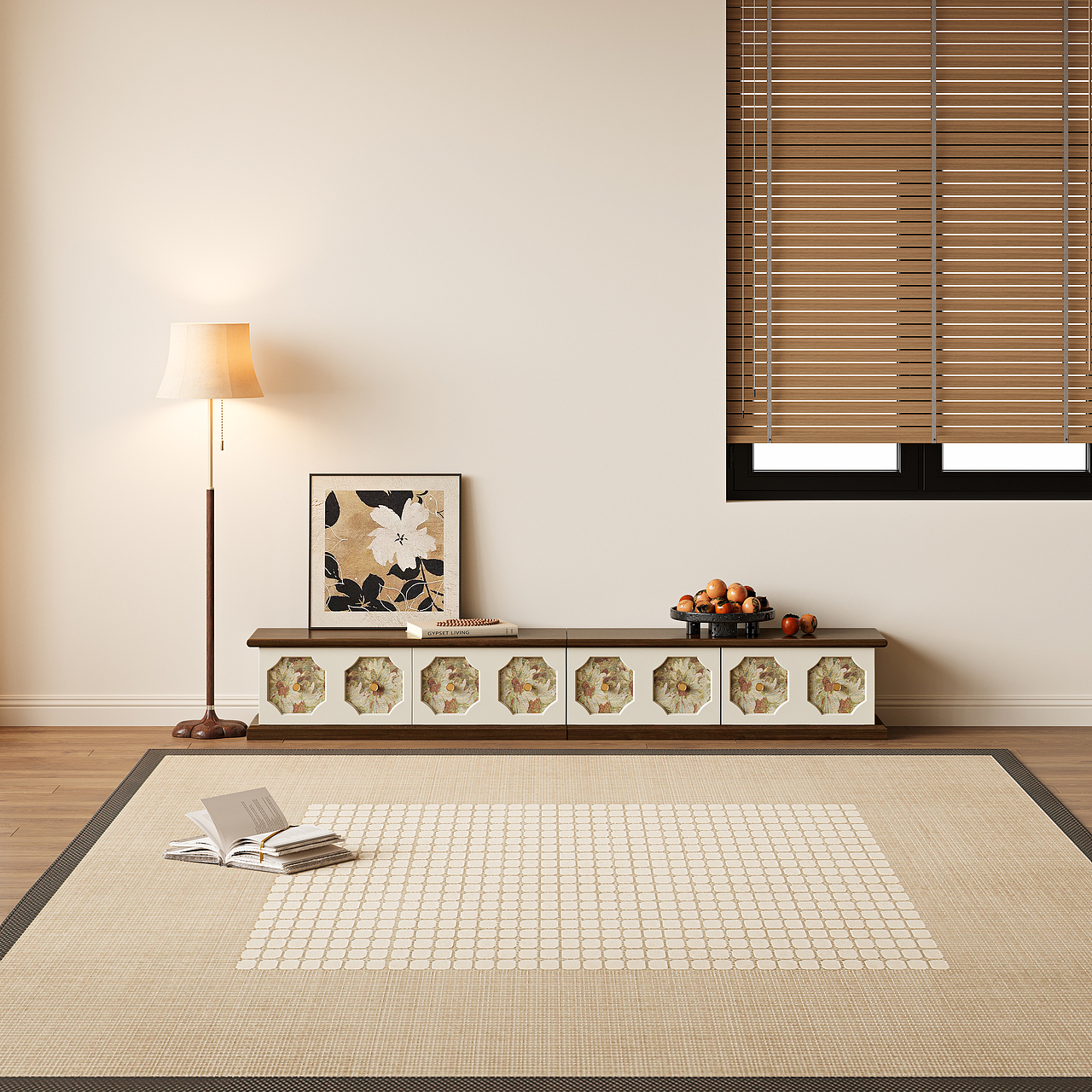 长排印花电视柜