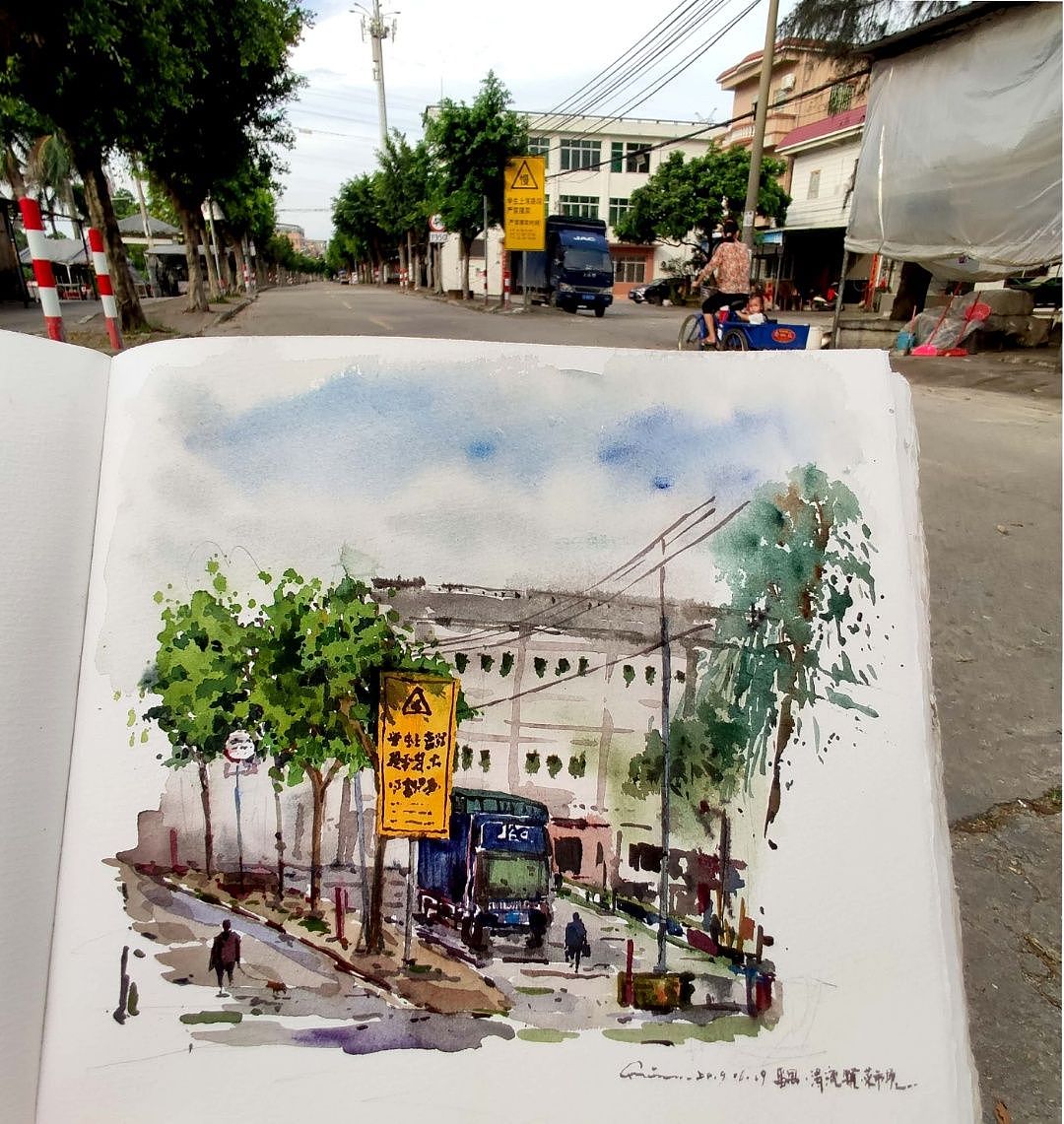 绘本11 那些边走边画的时刻(图ZMTY2Mzc1NTQ4) - 绘画 - 站酷设计师画画的陈一丘原创素材 - 站酷ZCOOL