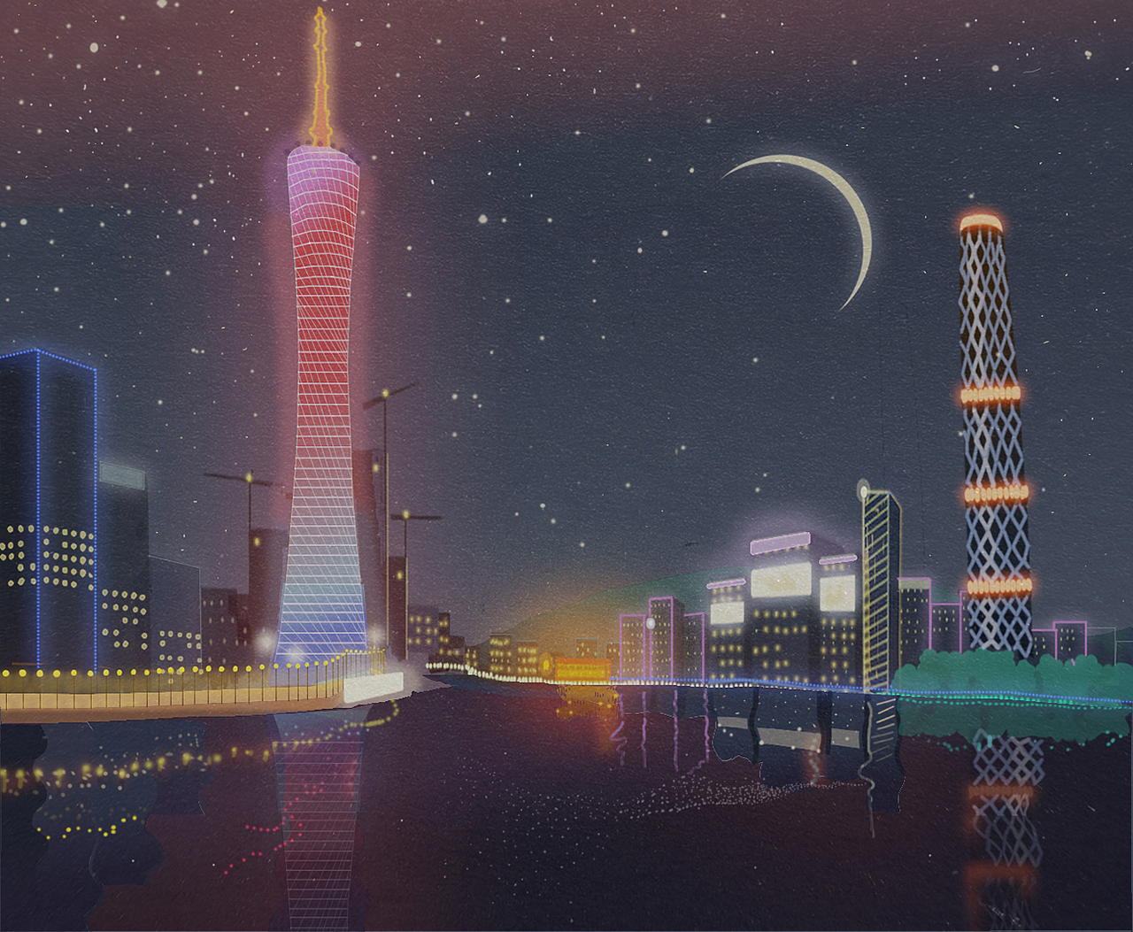 城市插画（图ZNjc3NTg4NzY=） - 商业插画 - 站酷设计师AYu阿钰原创素材 - 站酷ZCOOL