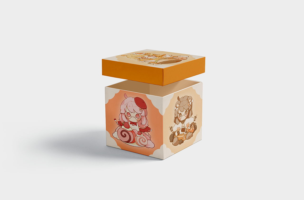 甜品糯糯ip盲盒形象设计（图ZMjU2NDI5MjYw） - 主题/皮肤 - 站酷设计师赫尔希瓦娜原创素材 - 站酷ZCOOL