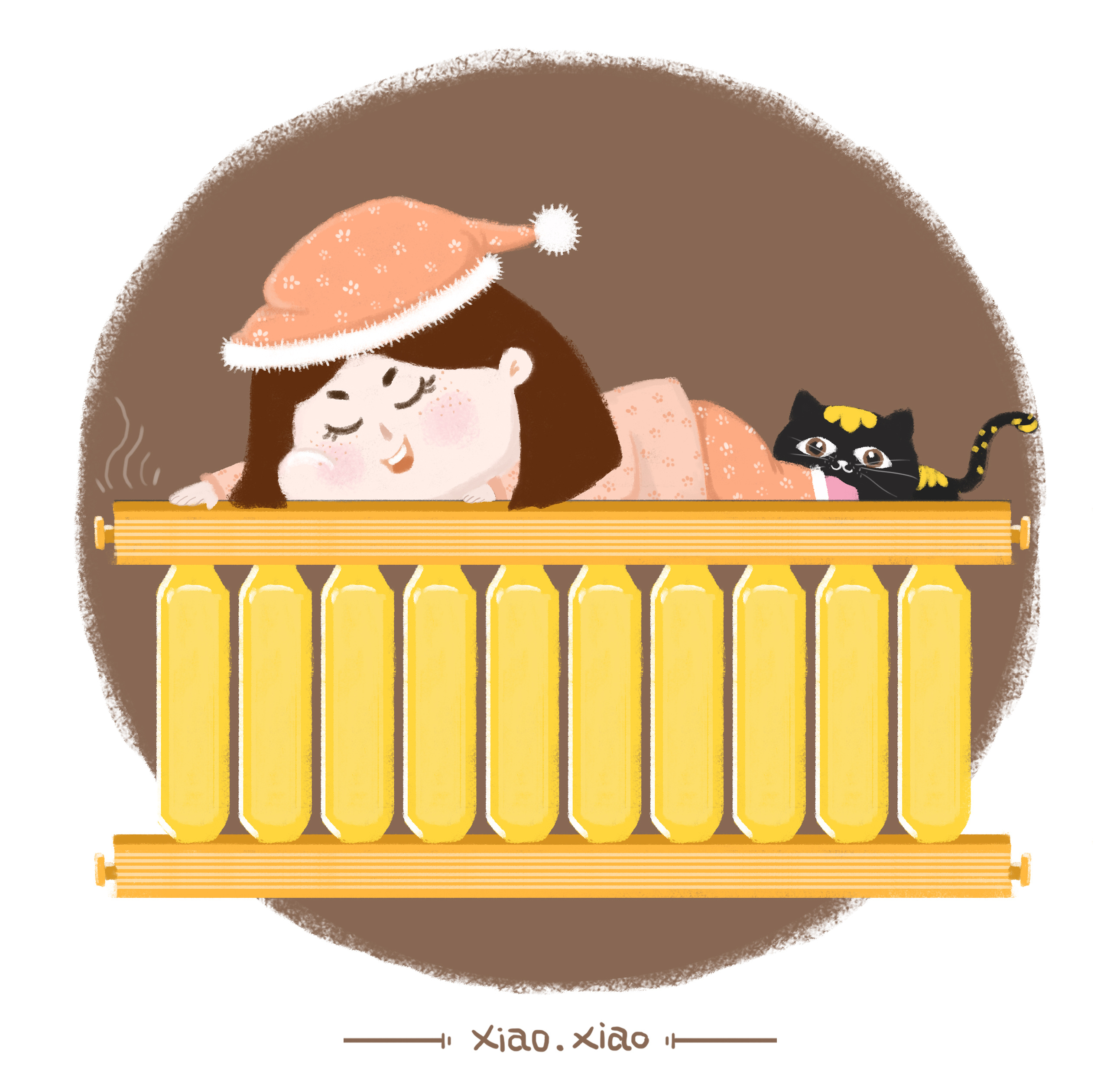 趴～|插画|插画习作|小小快跑 - 原创作品 - 站酷 (zcool)