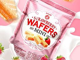 食品零食威化餅干詳情頁