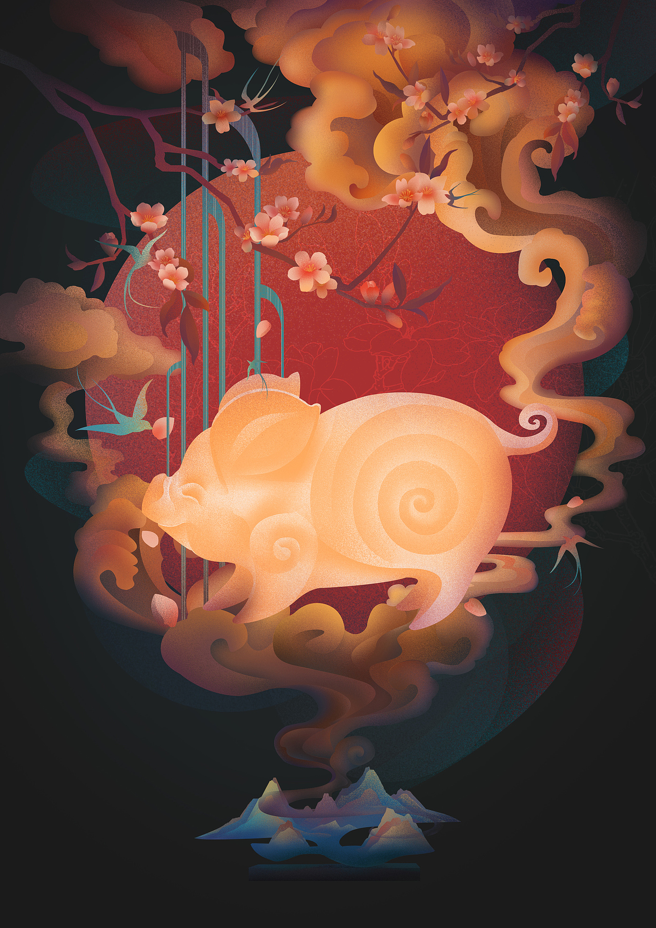 十二生肖系列（图ZMTUyNTAwNzUy） - 创作习作 - 站酷设计师你爱过的猫原创素材 - 站酷ZCOOL