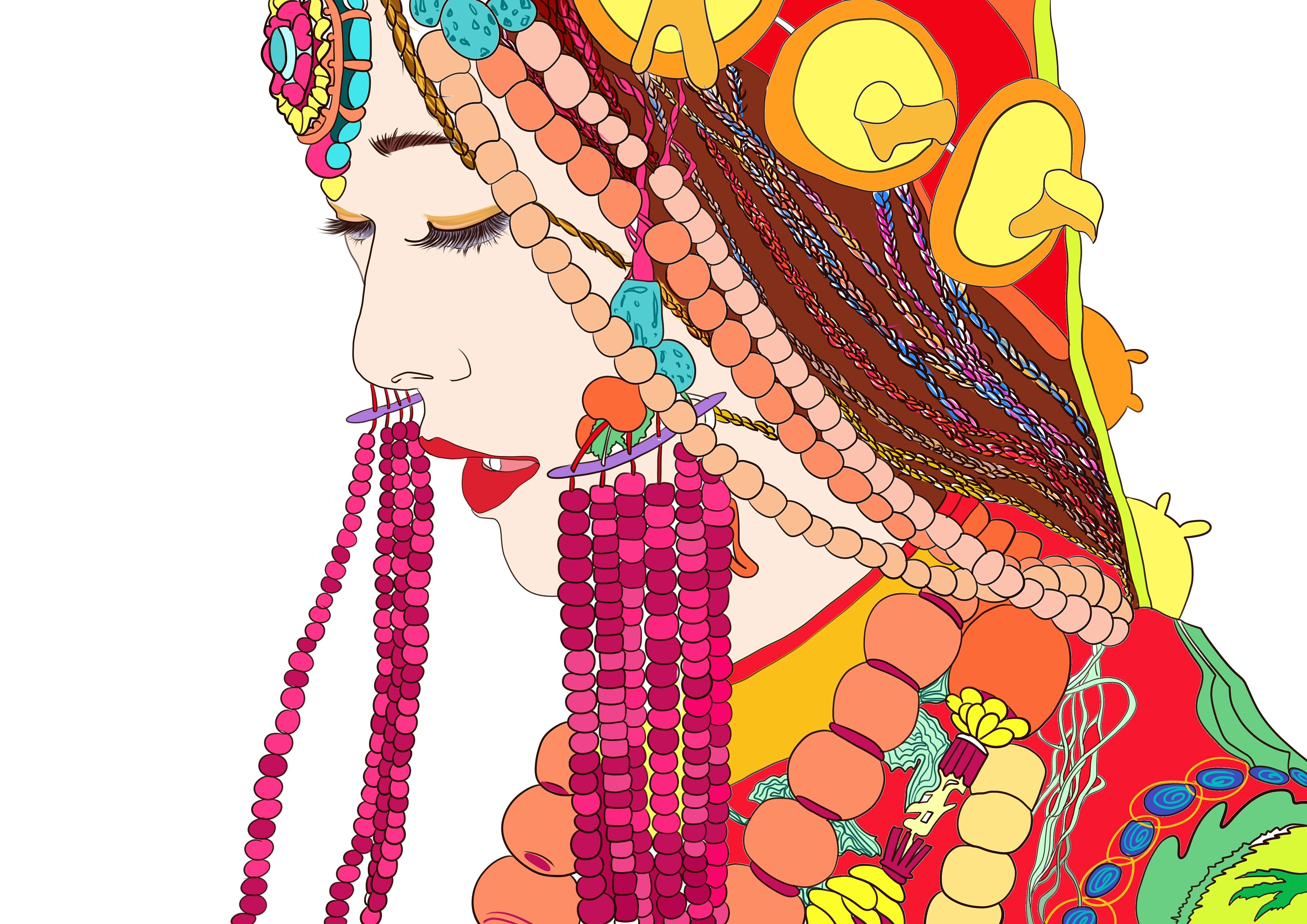 许你一场藏式婚礼|插画|商业插画|走钢索的包子 - 原创作品 - 站酷