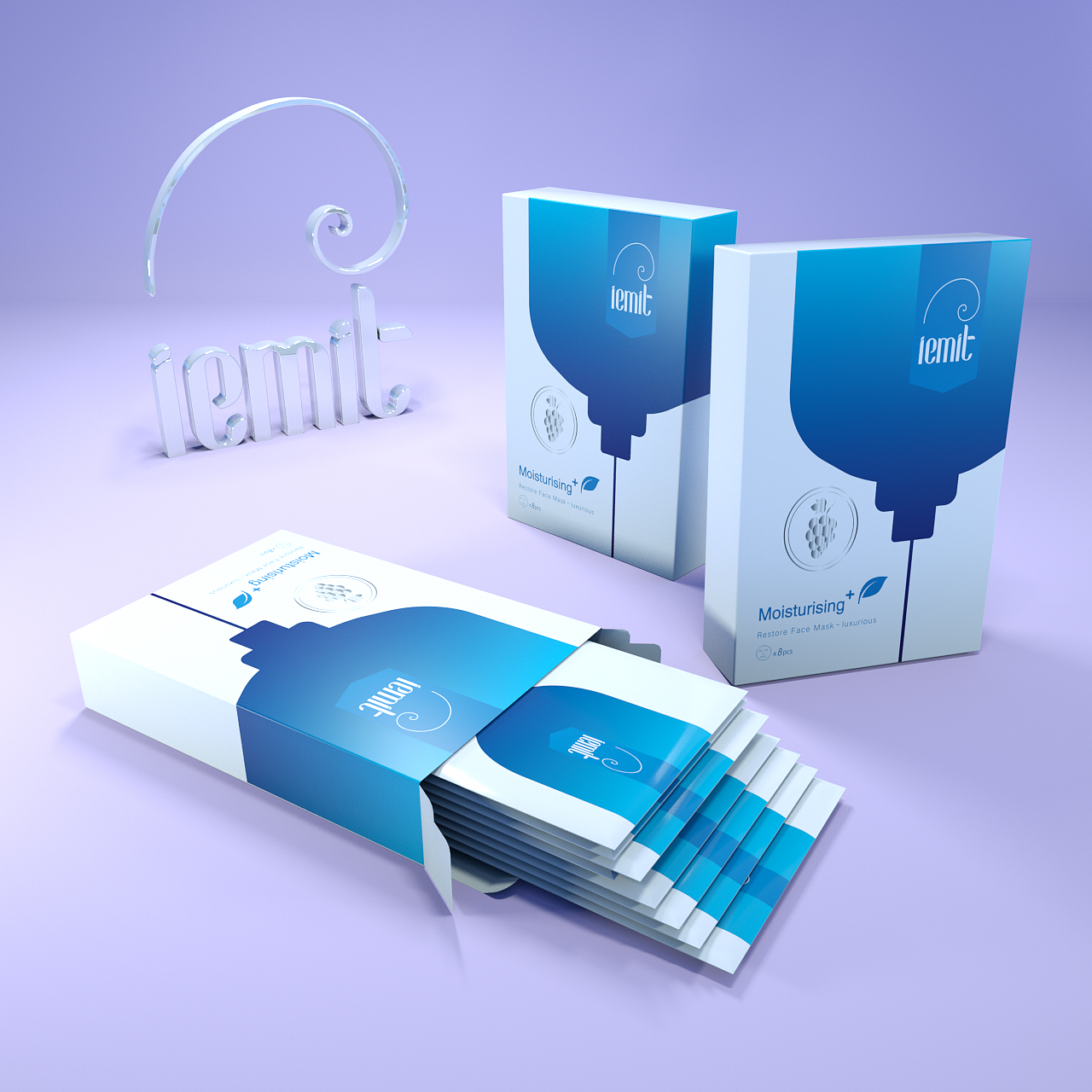 泰国品牌IEMIT——葡萄款保湿焕白面膜（图ZMTg3MDY4NTUy） - 其他工业/产品 - 站酷设计师永不加班的100原创素材 - 站酷ZCOOL