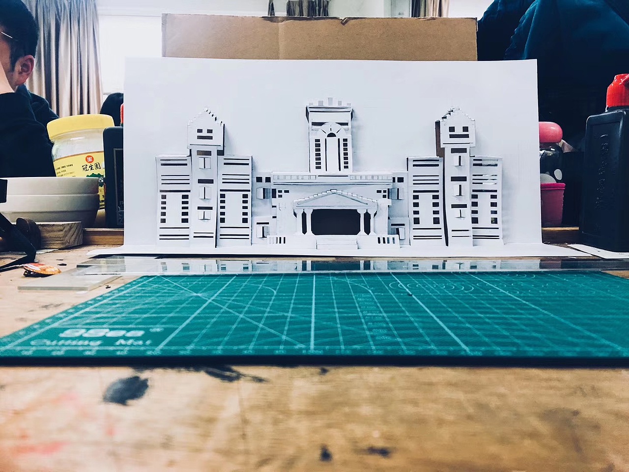 南京工业大学桂苑立体卡设计