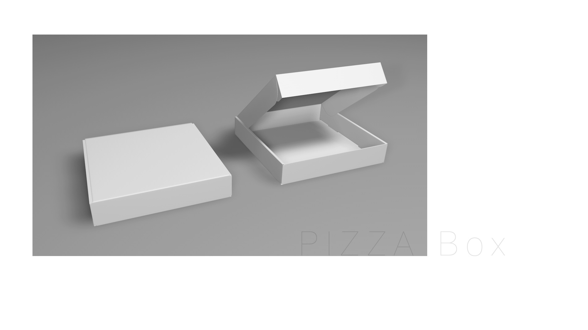 咖啡杯/纸盒/包装袋/饭盒/pizza盒 练习白模|三维|产品|浅水员 - 原创