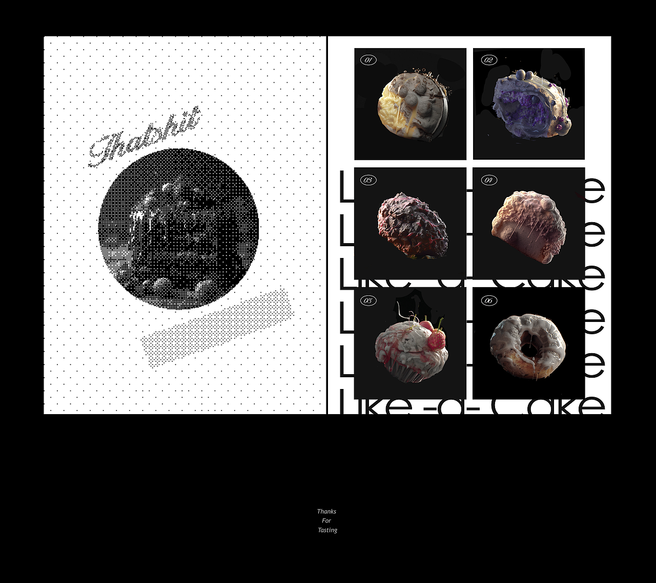 Eat That Shit - 虚拟蛋糕Branding