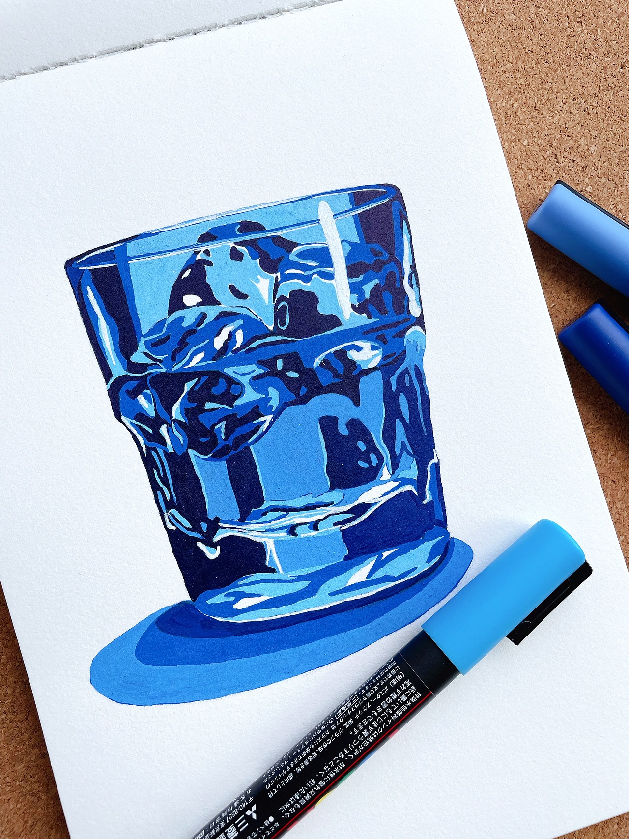 沉迷I克莱因蓝，爱你就像爱生命（图ZMzEyODAxNzY4） - 艺术插画 - 站酷设计师冰猫W原创素材 - 站酷ZCOOL