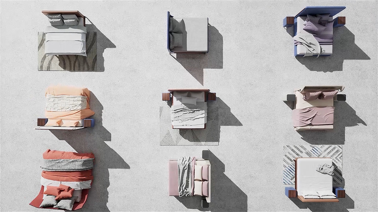 金可儿床垫 - 寝具定制系列三维宣传视频（图ZMzU2MTY5NzIw） - 产品 - 站酷设计师佚琰丶原创素材 - 站酷ZCOOL