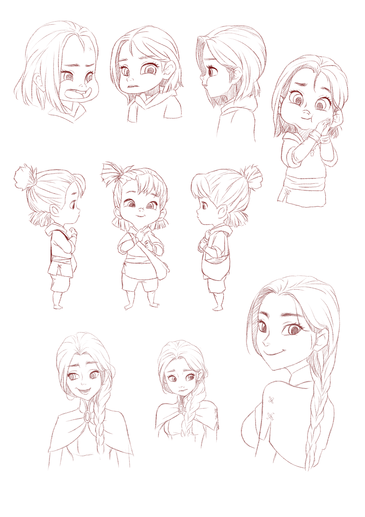 板绘练习(线稿、草图)