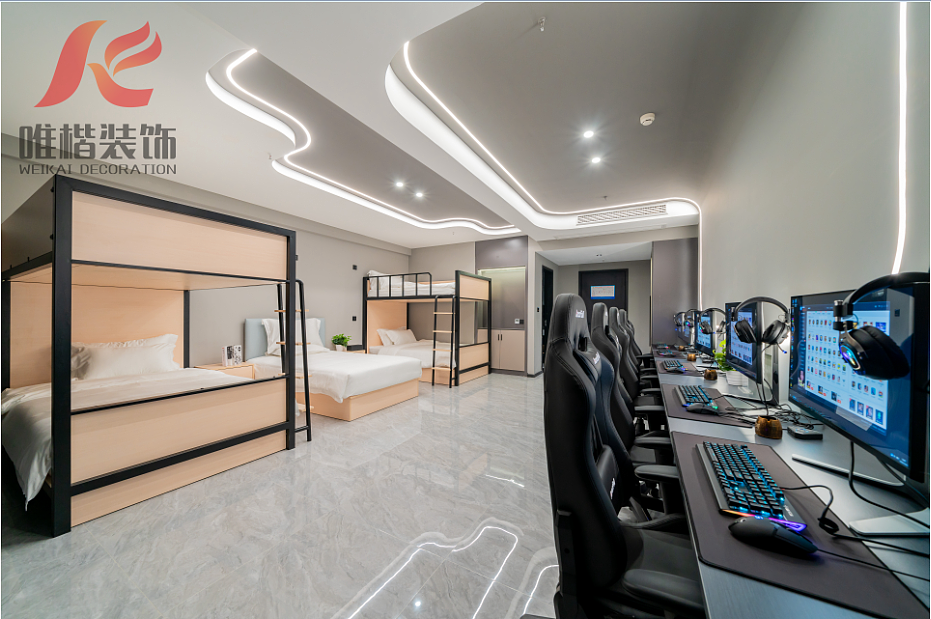 2021年重庆最新电竞酒店装修设计案例（图ZMjQzMzc3Mjk2） - 家装设计 - 站酷设计师易同明原创素材 - 站酷ZCOOL
