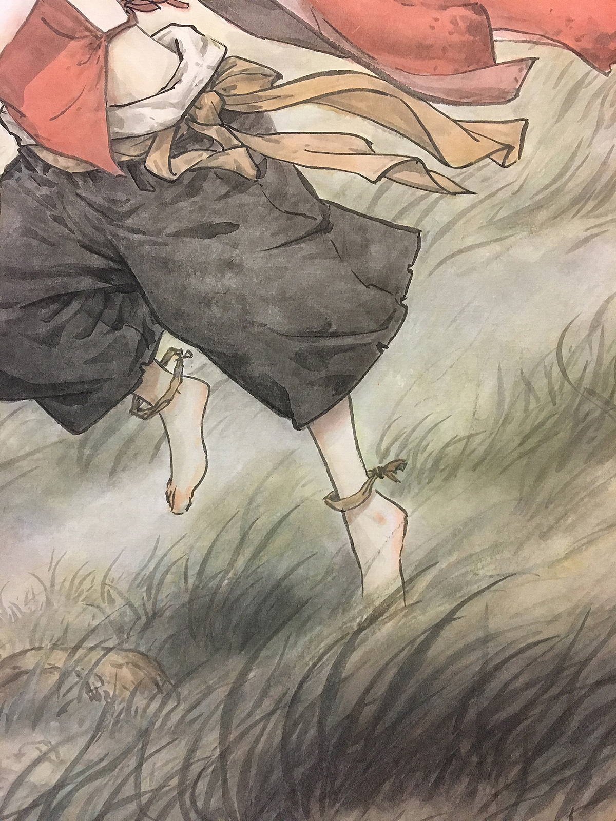 秋草独寻人去后 寒林空见日斜时（图ZMTg1MDk5Nzg0） - 绘画 - 站酷设计师qy6100原创素材 - 站酷ZCOOL