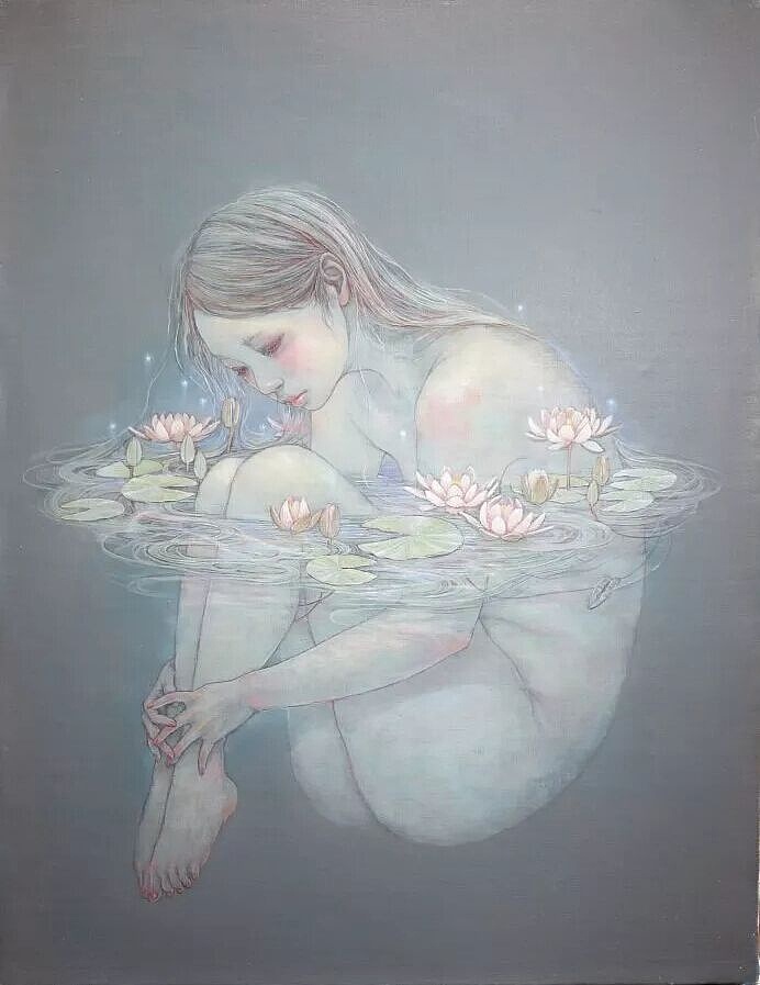 日本画家平野美保的插画（图ZNTczMzU0MjA=） - 艺术插画 - 站酷设计师Mr周先生原创素材 - 站酷ZCOOL