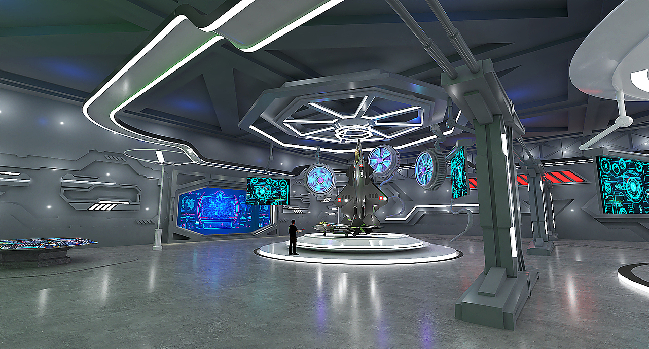航空科技展厅 虚拟|空间|展陈设计|dshang3302_原创作品-站酷zcool