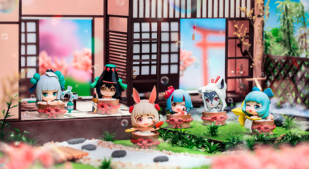 【百鬼幼儿园】温泉系列 q版手办