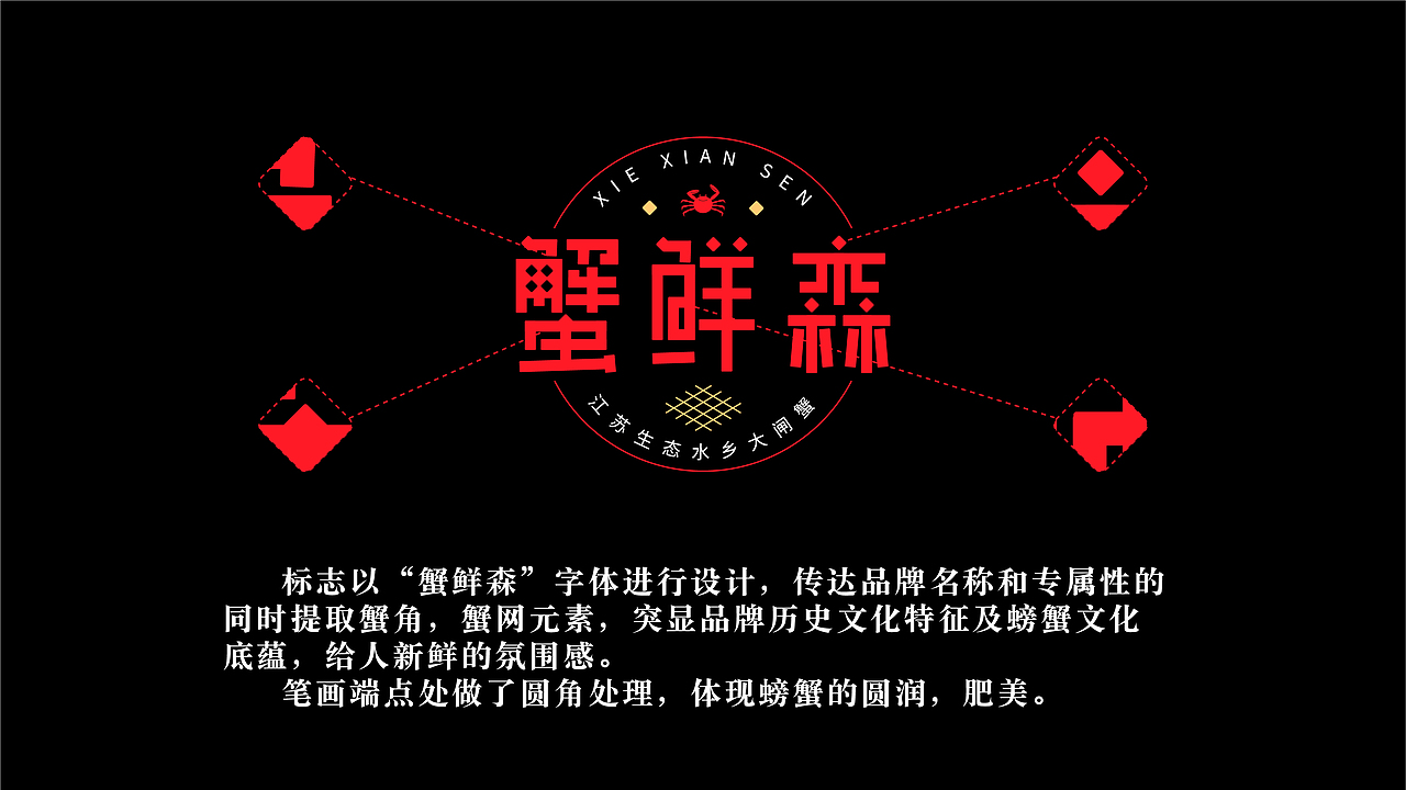 “蟹鲜森”品牌设计