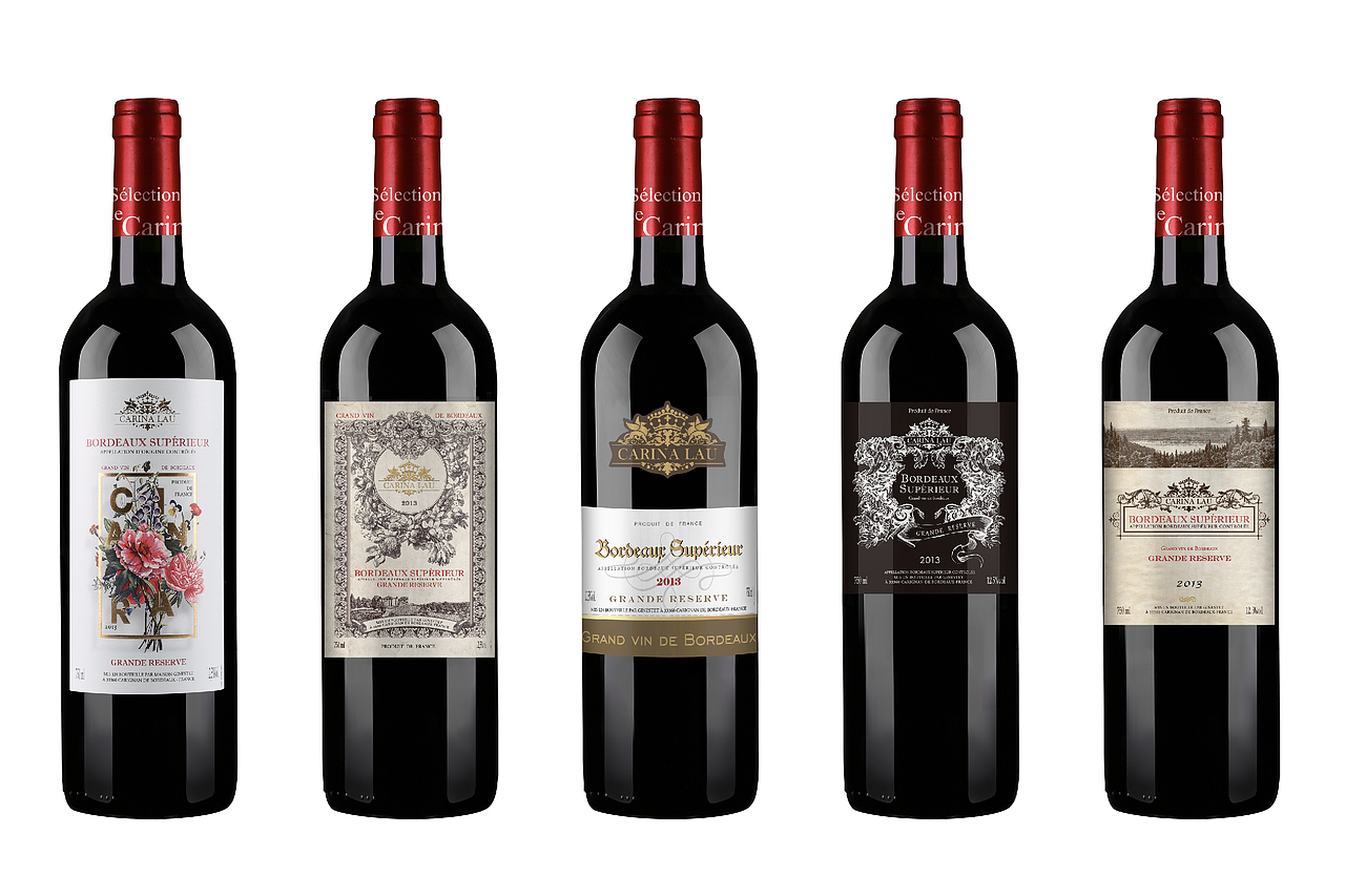 嘉玲红酒酒标设计（图ZNDc2NzY2Njg=） - 包装 - 站酷设计师志在Design原创素材 - 站酷ZCOOL