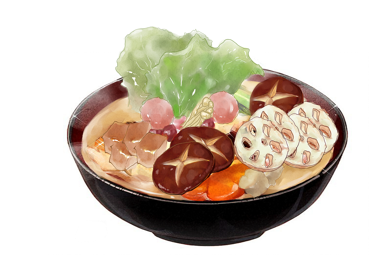 手绘麻辣烫_gaki是个画画的-站酷zcool