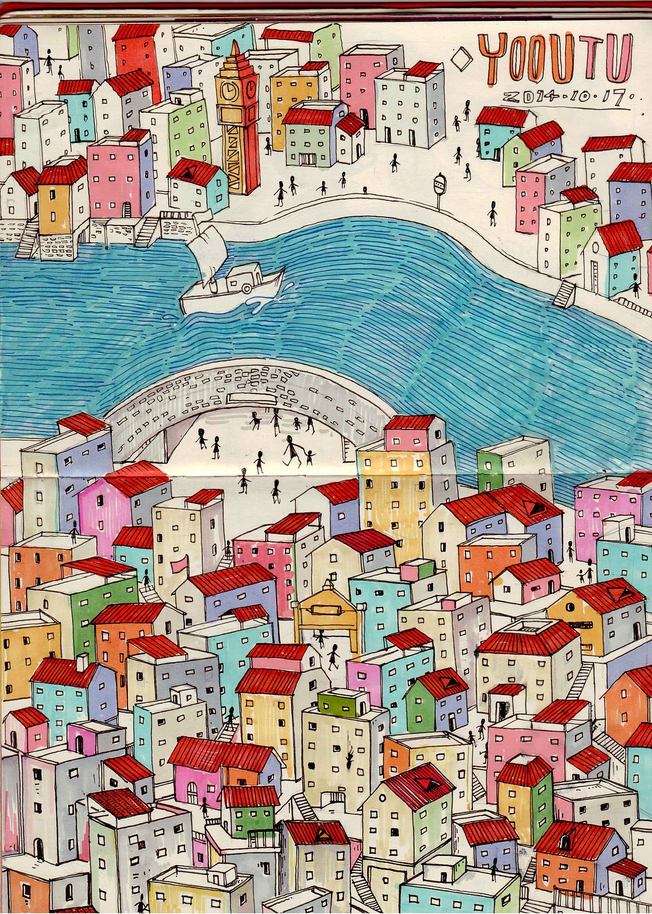 我的第二个 随身手绘本 终于画完了（图ZMjM2MDg2NzI=） - 绘画 - 站酷设计师YOOTU原创素材 - 站酷ZCOOL