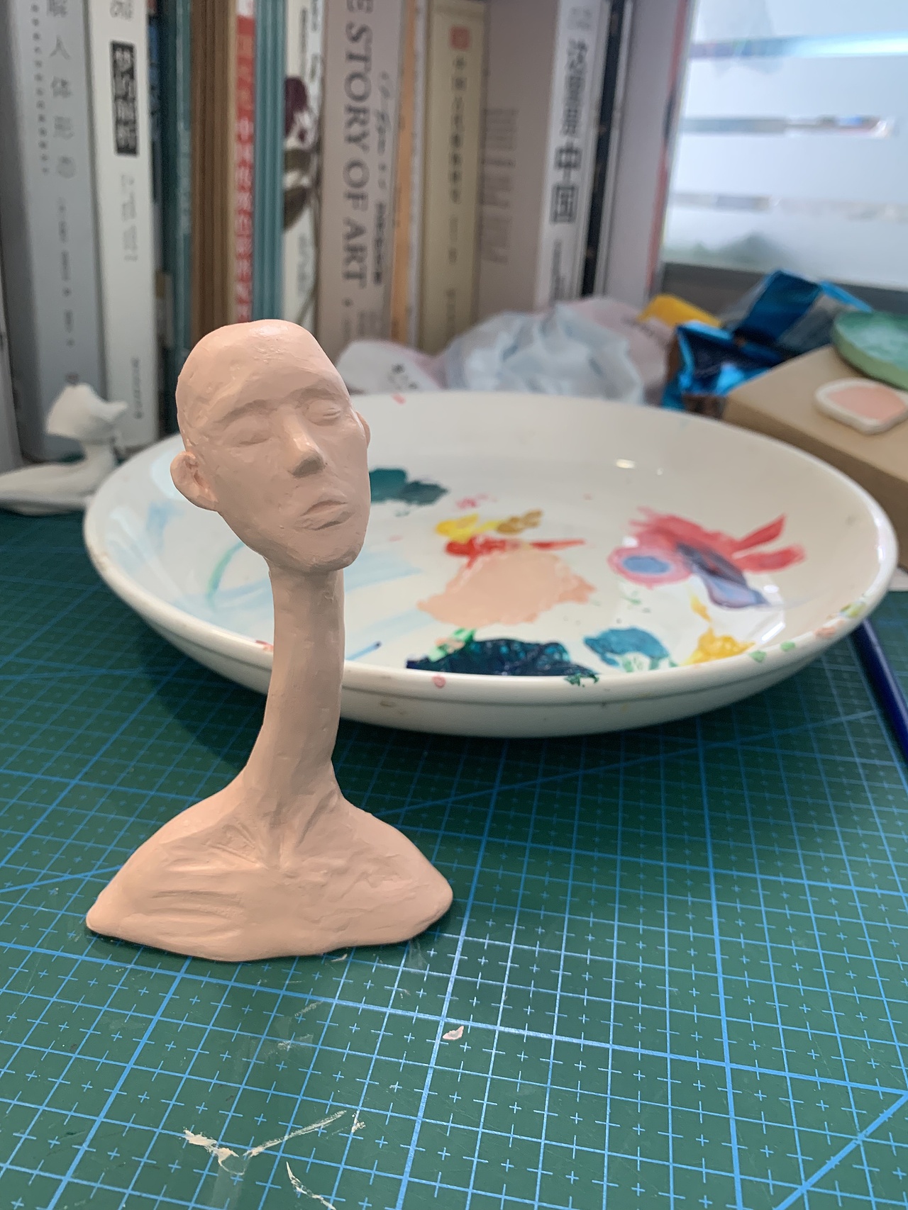 【闭眼系列】石塑黏土手工娃娃毛线植发可玩头发（图ZMjc0NzU3MTg0） - 工艺品设计 - 站酷设计师helinghug原创素材 - 站酷ZCOOL